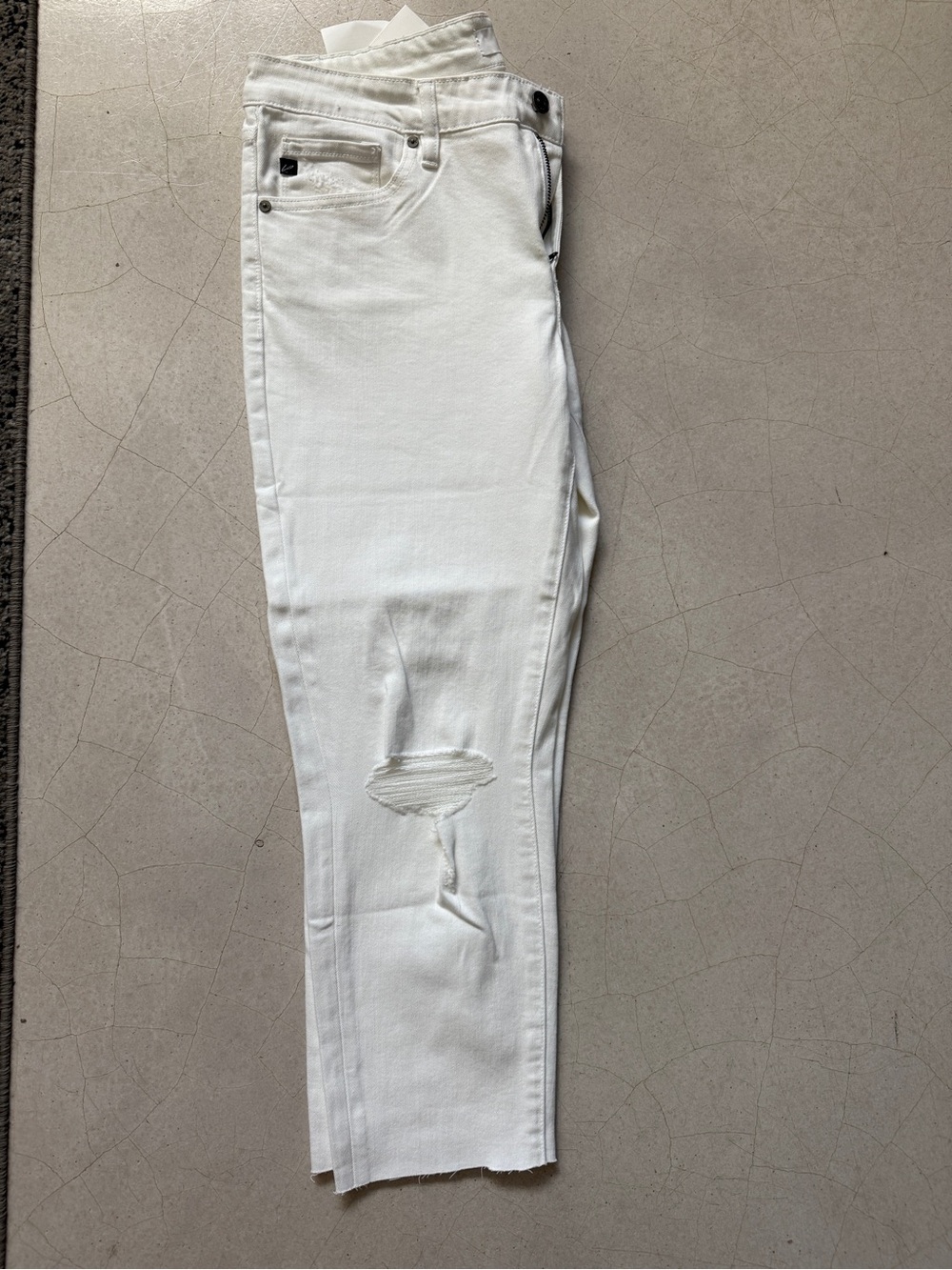 KanCan White High-Rise Distressed Women’s Jeans 13/30